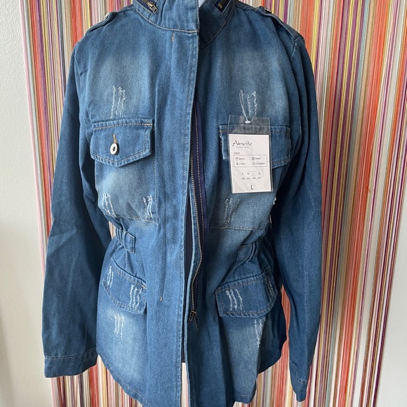 aimeite Jackets & Blazers - Aimeite  Blue Jean Jacket